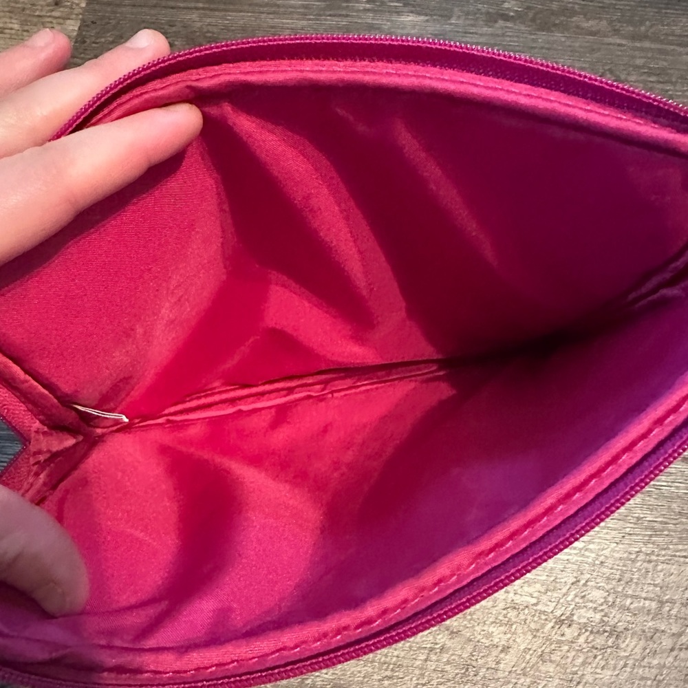 Vera Bradley Fuchsia Paisley Quilted Pouch - Picture 3 of 3